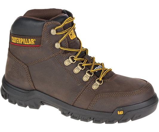 Cat P90803-12M Men's Outline Slip Resistant Steel Toe Work Boot, Medium, Size 12