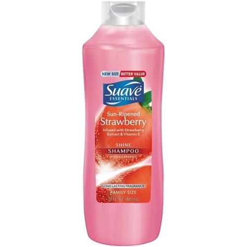 Suave Essentials Sun-Ripened Strawberry, Infused With Vitamin E 30 fl oz