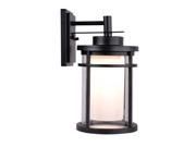Black Outdoor LED Wall Lantern