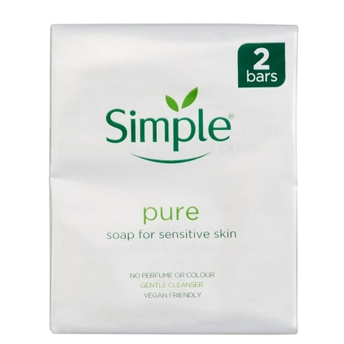 Simple Pure Soap for Sensitive Soap 100g - 2 Bars