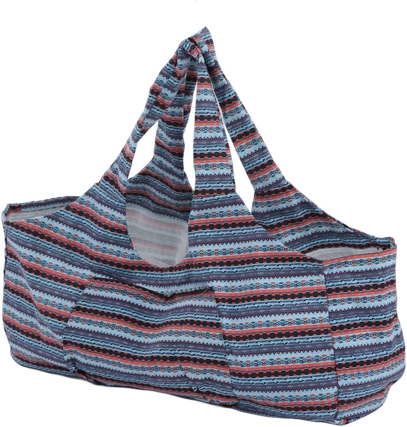 VGEBY Yoga Mat Bag, Large Capacity Ethnic Style Canvas Yoga Package Clothing Handbag for Outdoor Travel