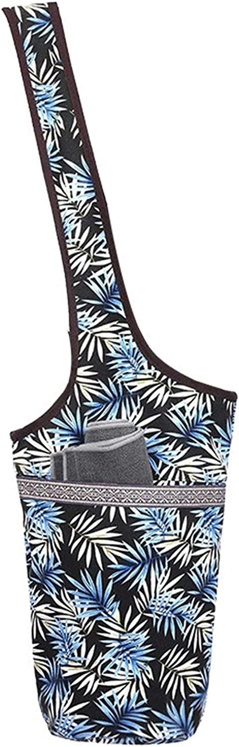 BESTORI Yoga Mat Bag with Large Size Pocket and Zipper Pocket,Fit Most Size Mats