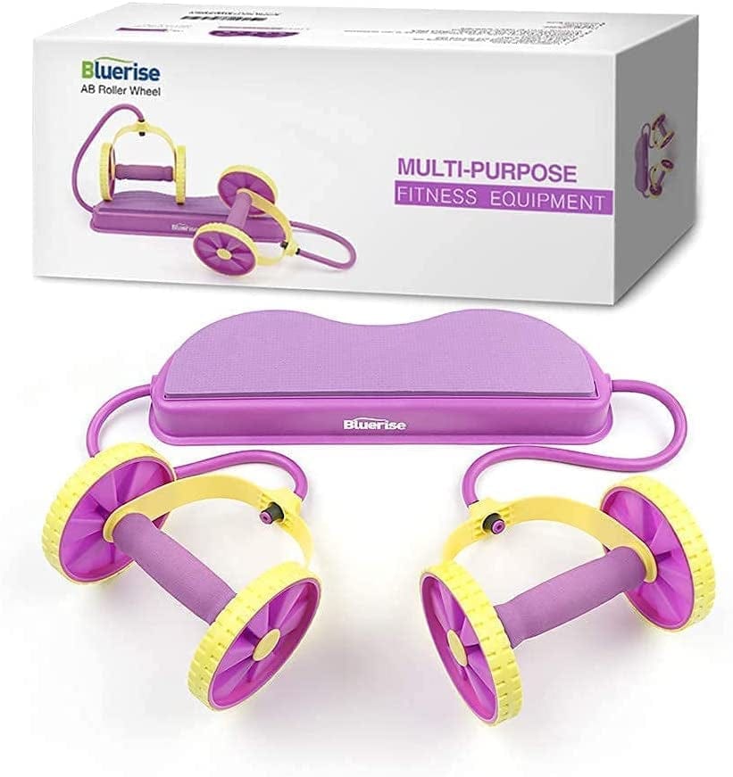 BLUERISE Ab Roller for Abs Workout Multifunctional Thicker No Noise Ab Roller Wheel Exercise Equipment Easy to Use Ab Roller Body Shaping for Personal Gym