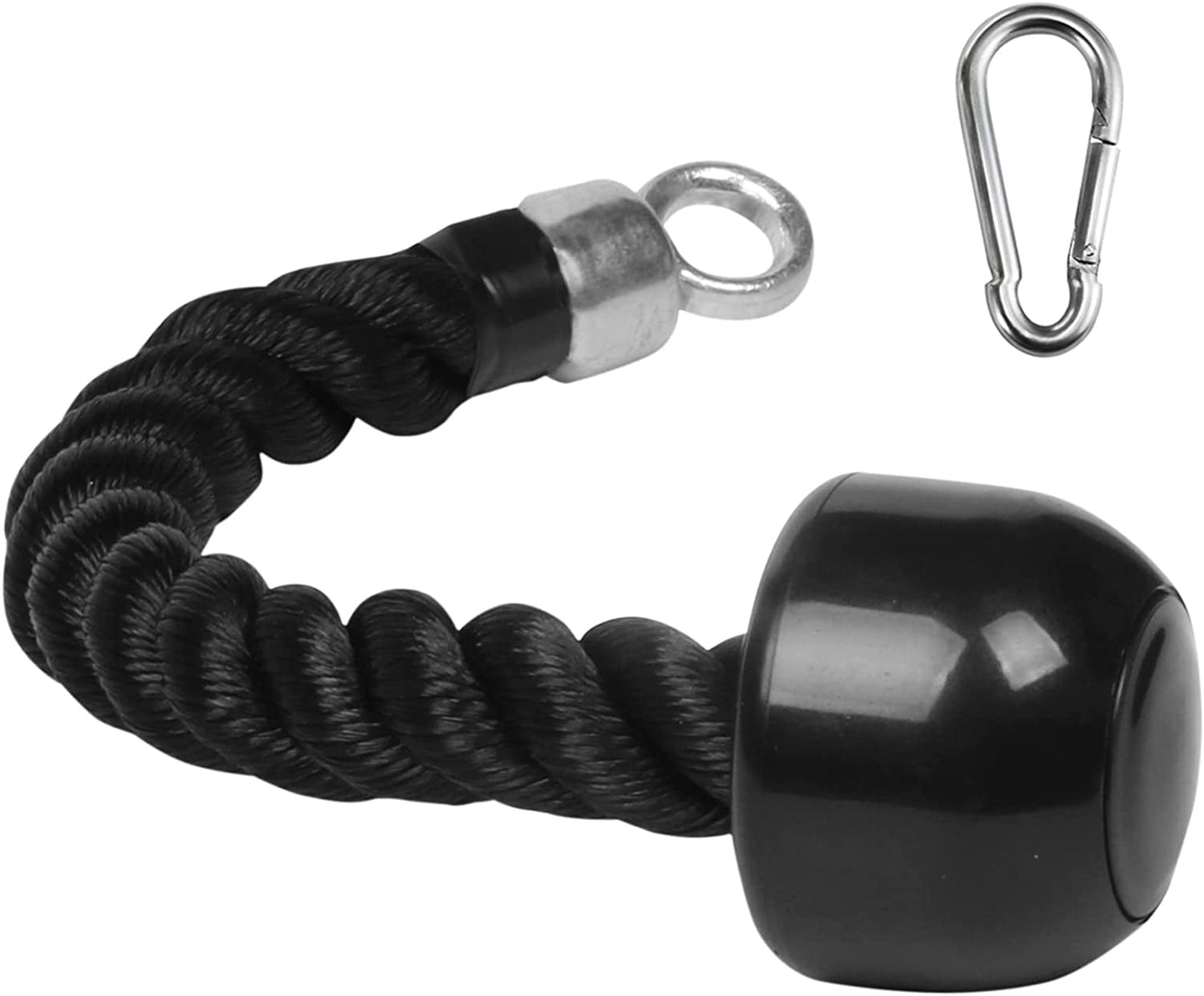 Tricep Rope Pull Down,Heavy Duty Triceps Kit Easy to Grip & Non Slip Cable Attachment Ideal for Home Gym Face Pulls Tricep Push down Rope System