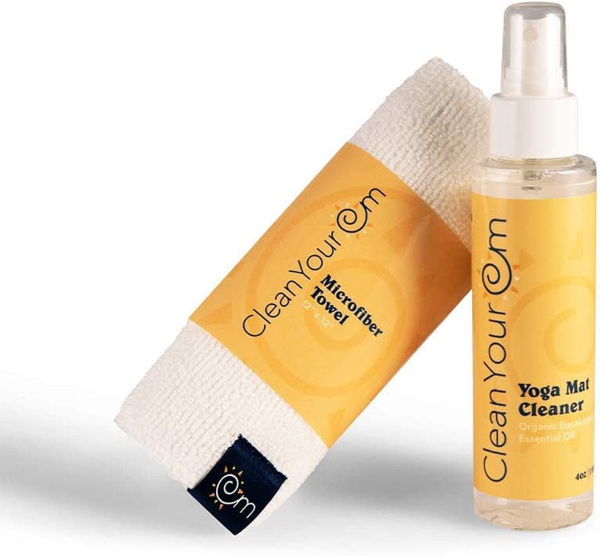 Carry Your Om - Yoga Accessories - Full-Zip Yoga Mat Bag for Whole Mat Protection (4 Sizes), Premium TPE Exercise Mat & 4Oz. Eucalyptus Yoga Mat Cleaner with Microfiber Towel - All Sold Separately