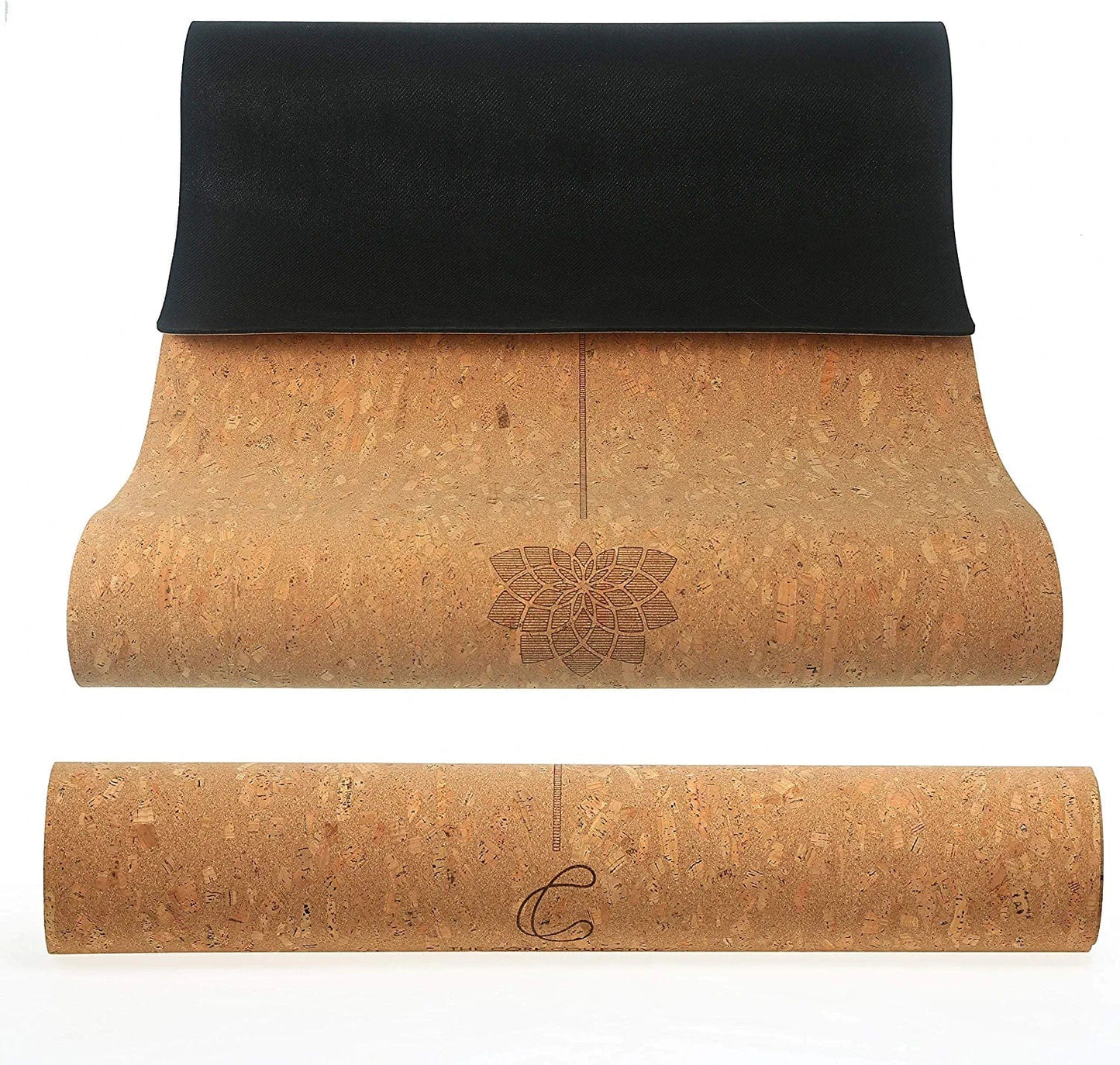 Corktec Non Toxic Non Slip Thick Cork Yoga Mat with Eco-Friendly Organic/Vegan Cork, Pilates Mat, Hot Yoga Mat, Bikram, Great Men/Women/Kid Yoga Mat, Chemical Free 4MM 72” X 24” the Cork Collective