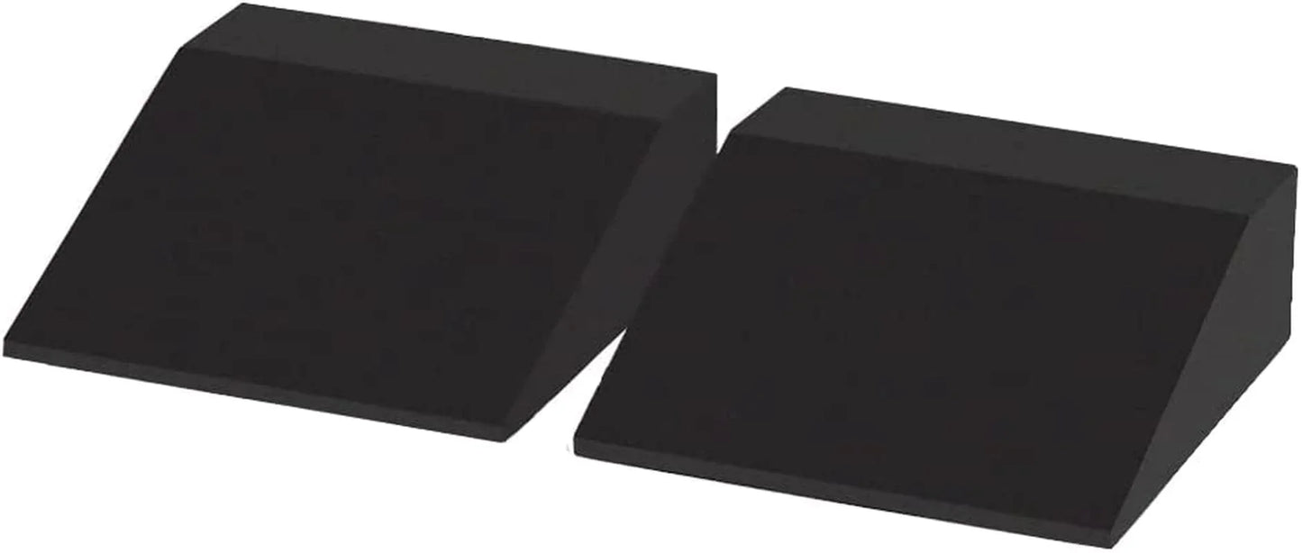 Strongtek Yoga Foam Wedge Blocks (Pair) Soft Wrist Wedge, Supportive Foot Exercise Accessories, Balance, Strength, Stretch, Pilate, Fitness, Squat, Pushup, Plank, EVA Riser Block