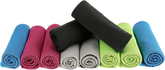Tagefa 40"X 12" Upgrade Thick Cooling Towels, Cold Neck Wraps for Hor Weather, Sports, Gym, Yoga, Fitness, Travel, Outdoor