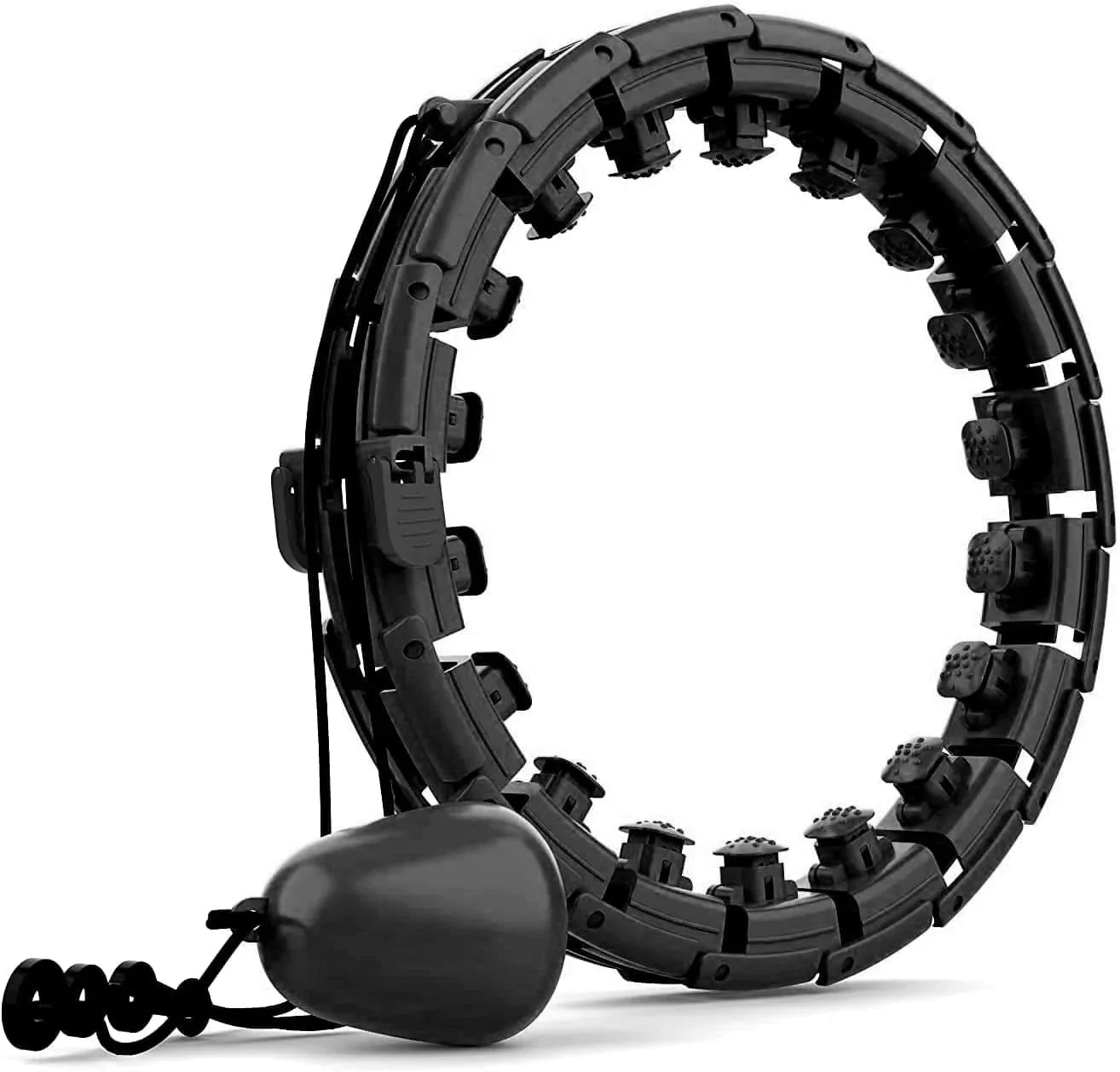 TOMOIN Hula Hoops for Adults Weight Loss,Smart Weighted Hoola Hoops for Adults & Kids Weight Loss, 24 Detachable Knots Non-Falling Smart Hoola Hoops