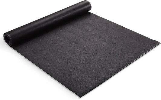 Ultrasport Men'S Multi-Purpose Fitness Mat in 3 Sizes, Can Be Used as Protective Mat during Exercise, Protective Floor Mat for Cross-Trainer, Treadmill, Other Exercise Equipment, Black, Large