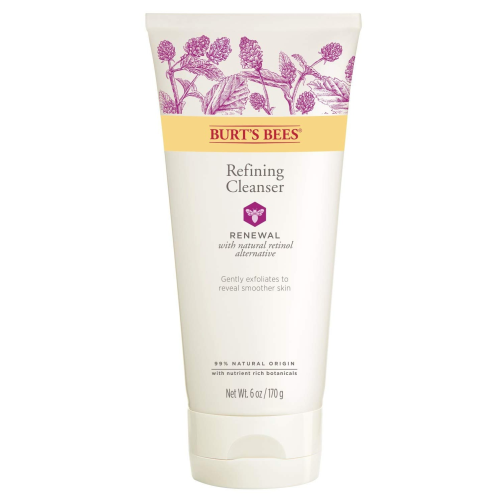 Burt's Bees Renewal Refining Cleanser with Bakuchiol Natural Retinol Alternative, 6 Oz