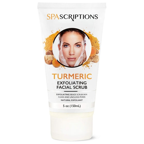 Spascrptions Face Exfoliating Scrub with Turmeric - Face Wash - 5 Oz