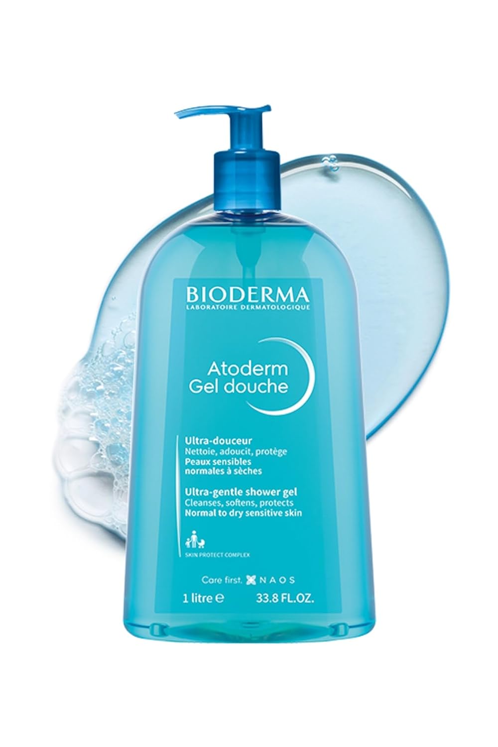 Bioderma - Atoderm - Hydrating Shower Gel - Moisturizing Face and Body Cleanser - Body Wash for Normal to Dry Sensitive Skin