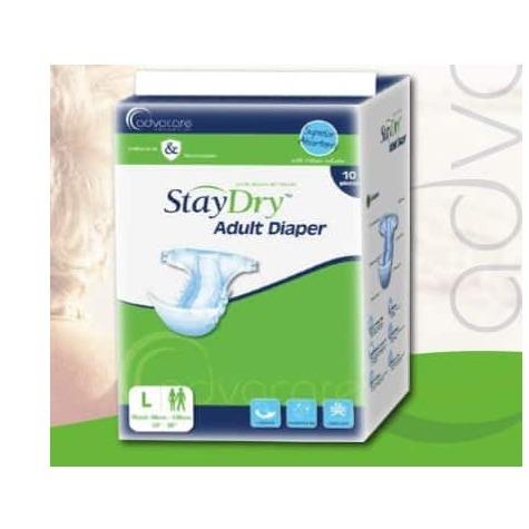 Stay Dry Adult Briefs 10's