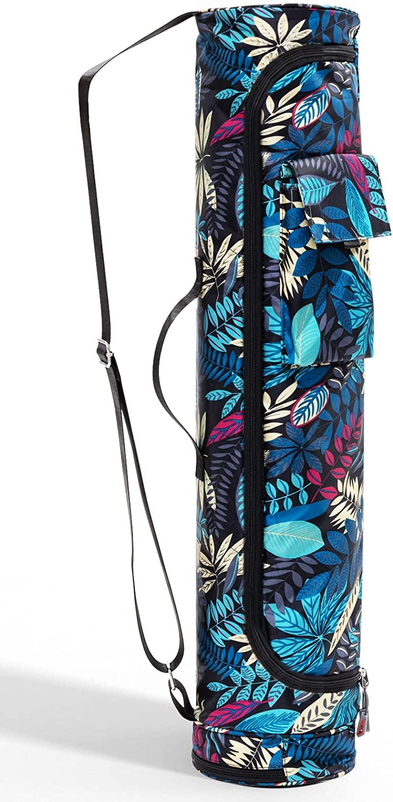 UMINEUX Yoga Mat Bag - Exercise Yoga Mat Carry Bag for Women with Multi-Functional Storage Pockets & Adjustable Shoulder Strap (30" L X 6" Diameter)