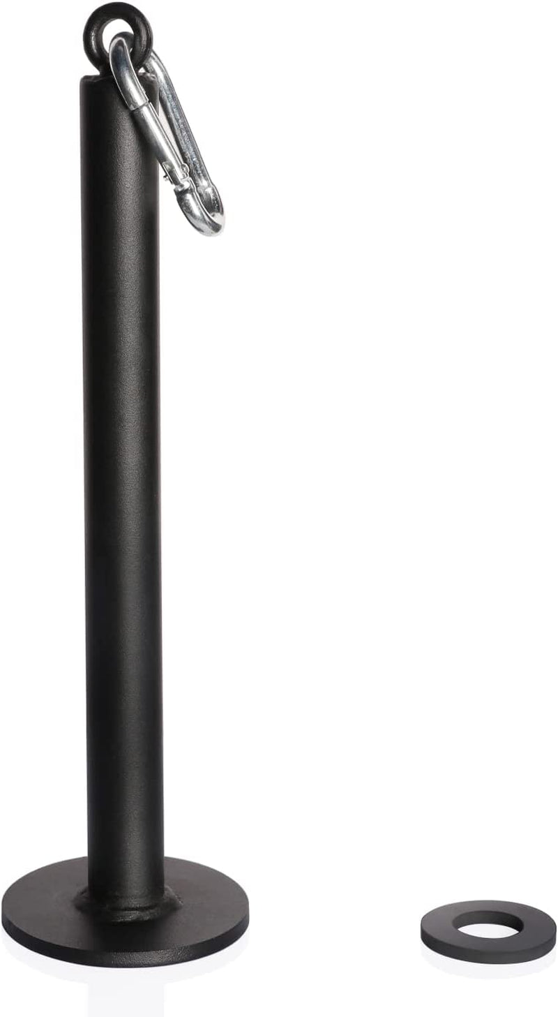 SYL Fitness Cable Pulley System Gym Equipment, Squat Rack Accessories for LAT Pulldown - DIY Home Gym Cable Machine - Weight Plates Loading Pin - Hand Grip Pinch Block