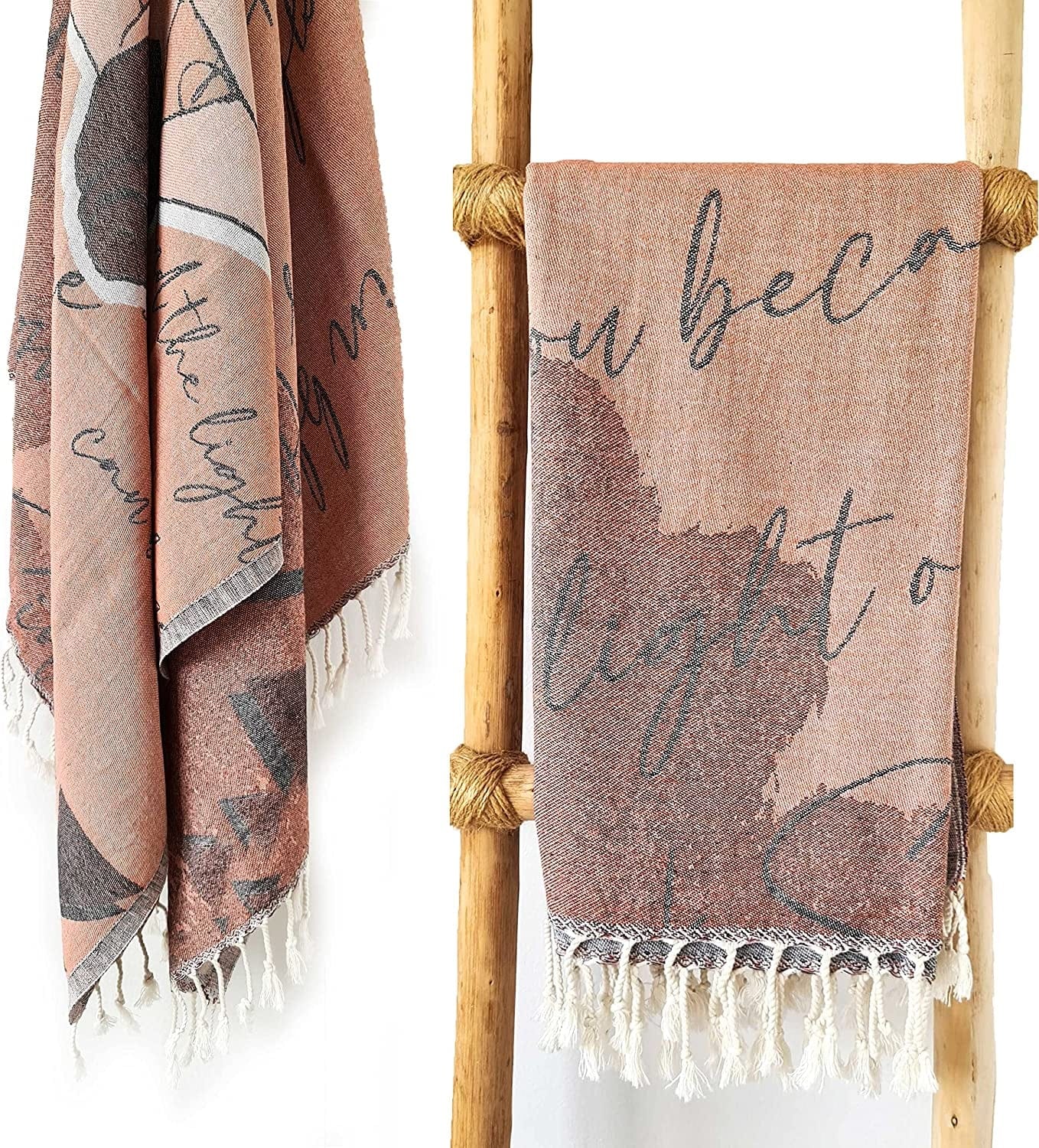 Cacala Yoga Towel Workout Towel for Women and Men Eco Friendly Organic Cotton Yoga Mat Towel Highly Absorbent Fast Drying Towel for Gym, Fitness, Yoga, Meditation Soft and Lightweight (Ballerinakiss)