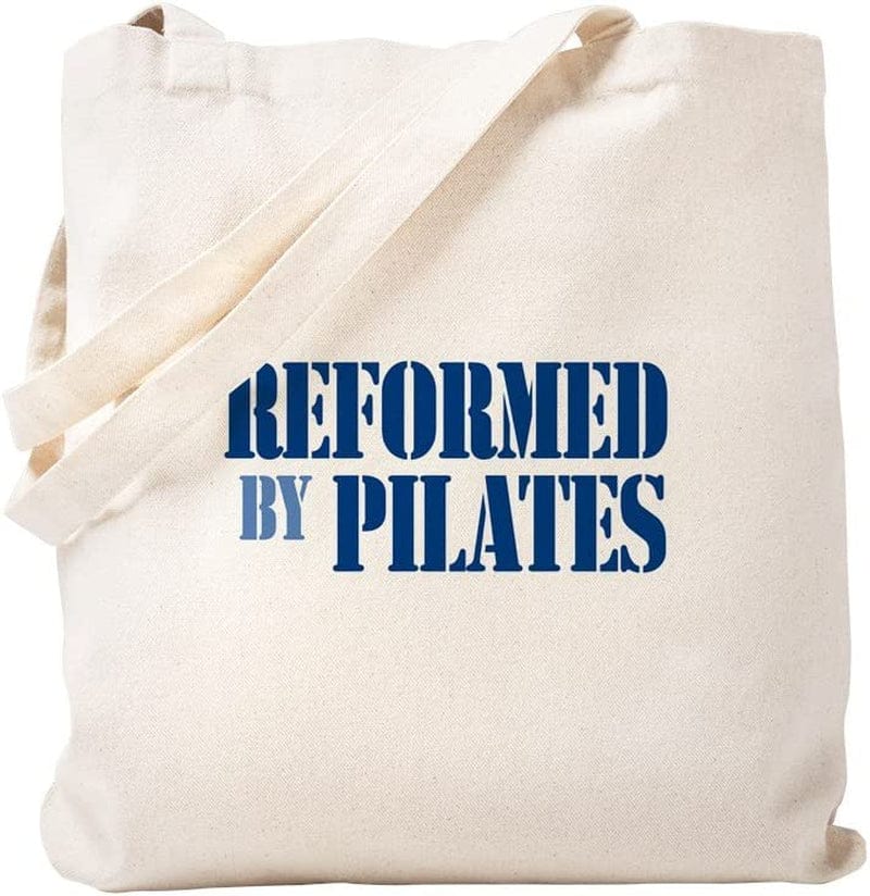 Cafepress Pilates Instructor Tote Bag Natural Canvas Tote Bag, Reusable Shopping Bag