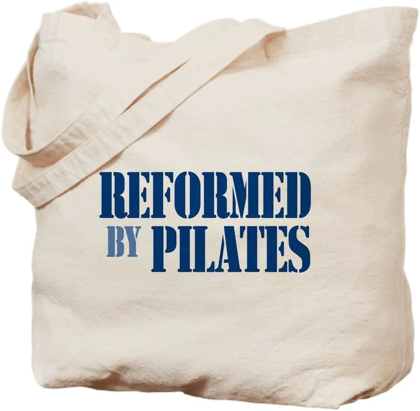 Cafepress Pilates Instructor Tote Bag Natural Canvas Tote Bag, Reusable Shopping Bag