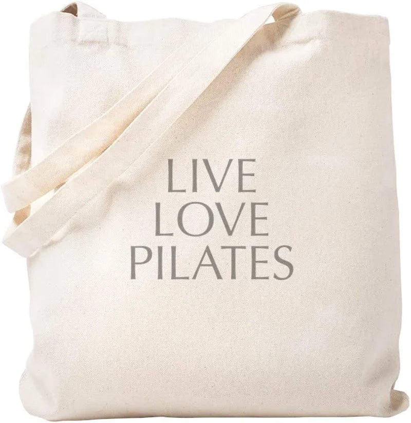 Cafepress Pilates Instructor Tote Bag Natural Canvas Tote Bag, Reusable Shopping Bag