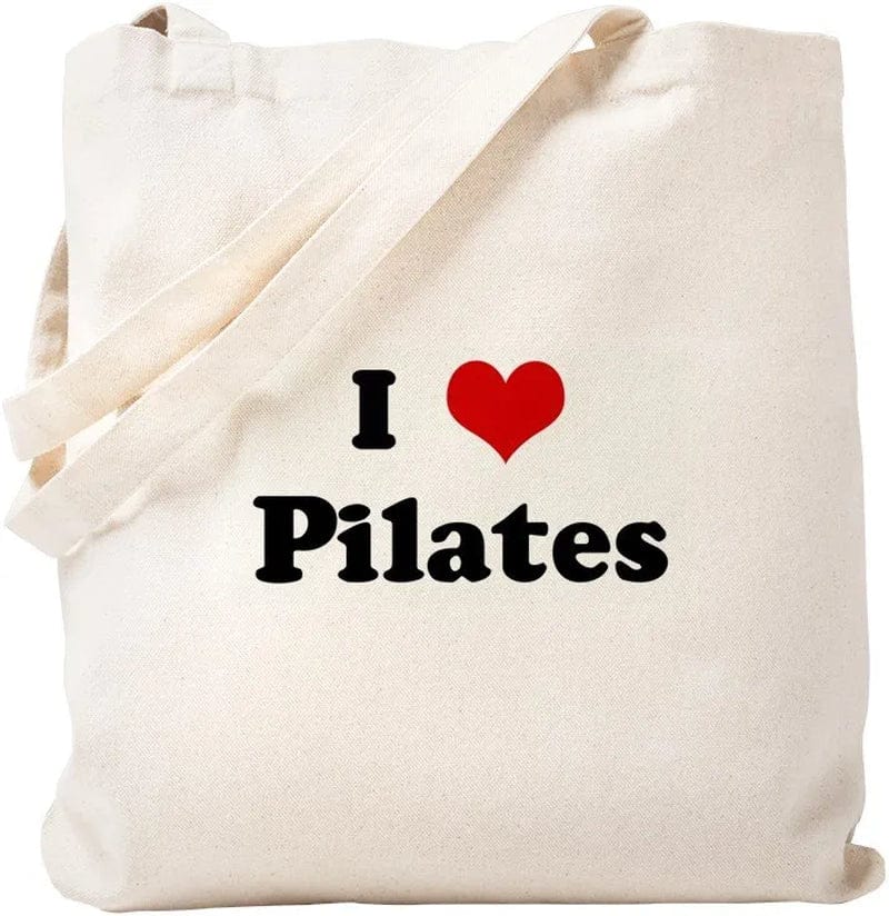 Cafepress Pilates Instructor Tote Bag Natural Canvas Tote Bag, Reusable Shopping Bag