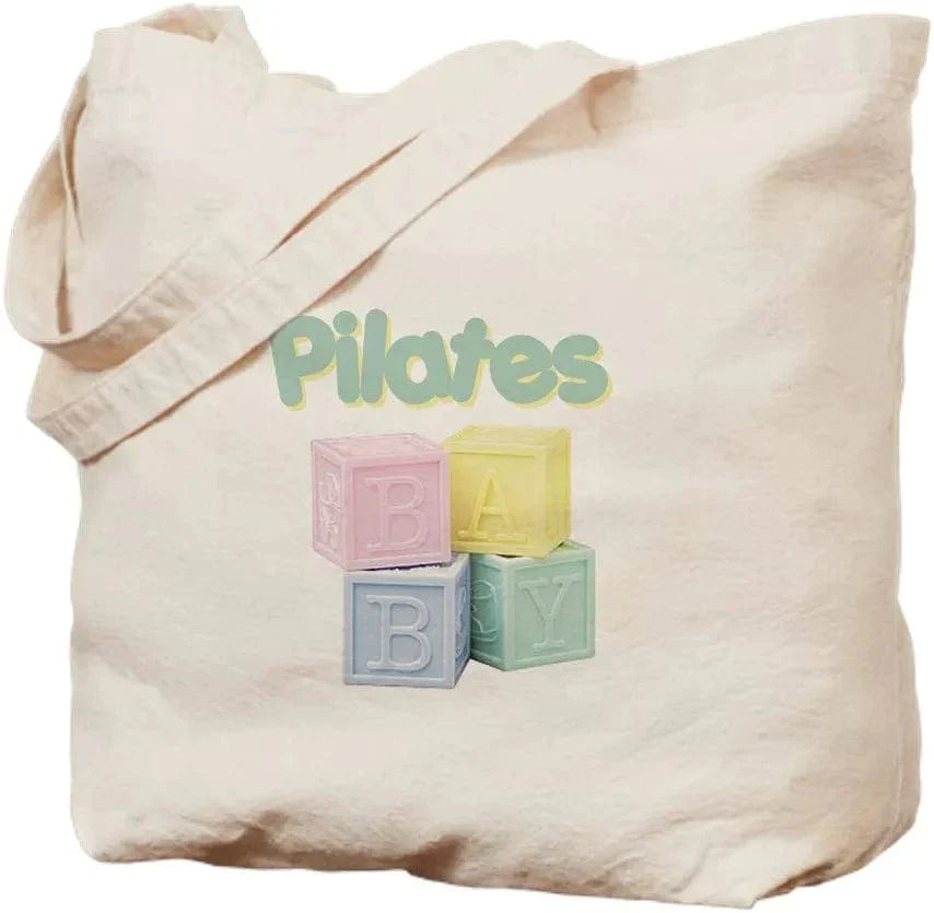 Cafepress Pilates Instructor Tote Bag Natural Canvas Tote Bag, Reusable Shopping Bag