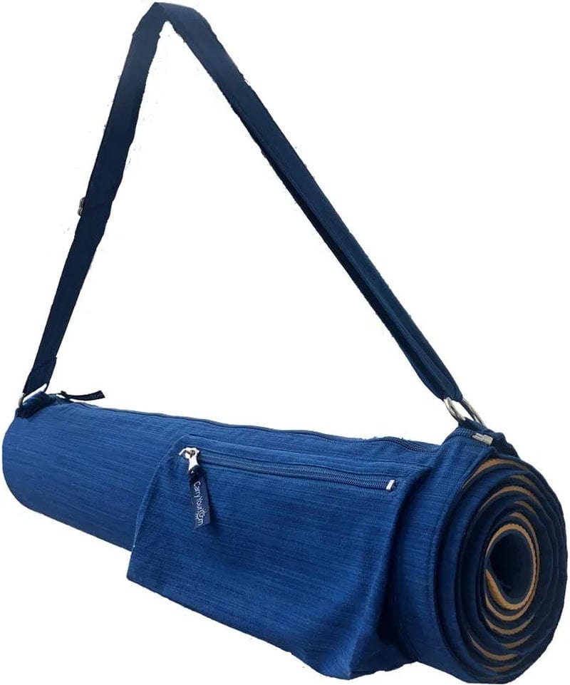 Carry Your Om - Yoga Accessories - Full-Zip Yoga Mat Bag for Whole Mat Protection (4 Sizes), Premium TPE Exercise Mat & 4Oz. Eucalyptus Yoga Mat Cleaner with Microfiber Towel - All Sold Separately