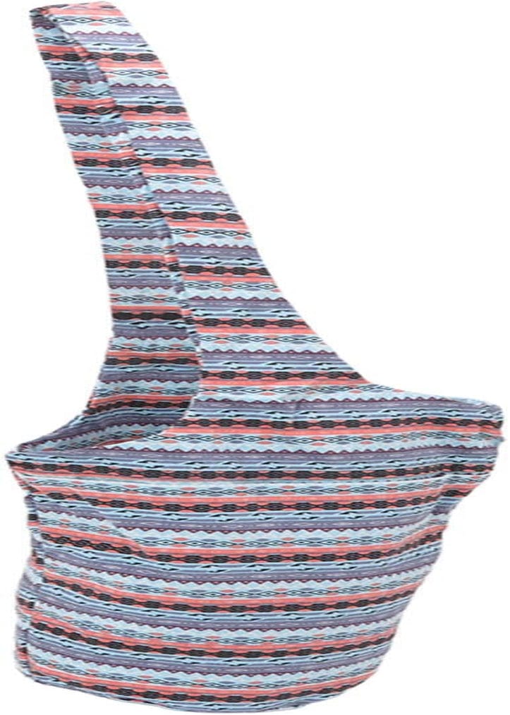 CHICIRIS Yoga Mat Bag, Bohemian Canvas Yoga Mat Carrier Holder for Most Size Mats and Yoga Accessories