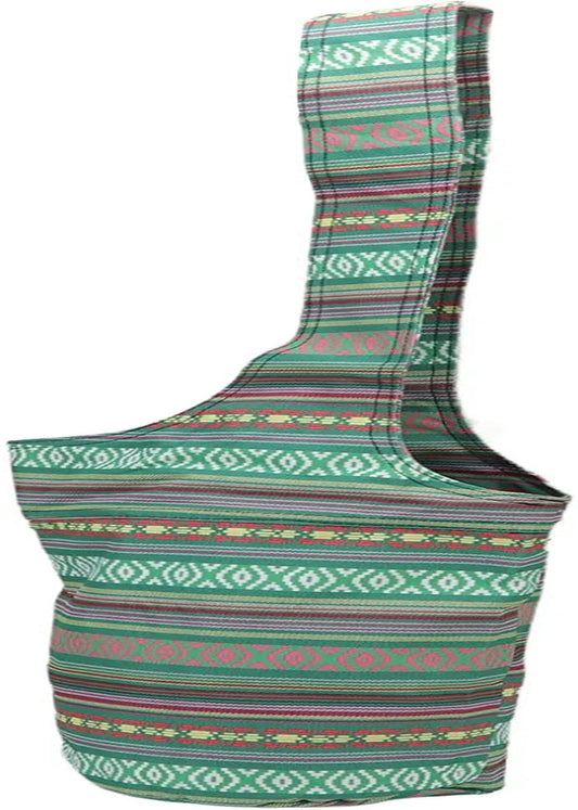 TOPINCN Yoga Mat Bag Large Size, Lightweight Portable Oxford Cloth Large Capacity Foldable Multipurpose Yoga Mat Storage Bag(Green Stripes)