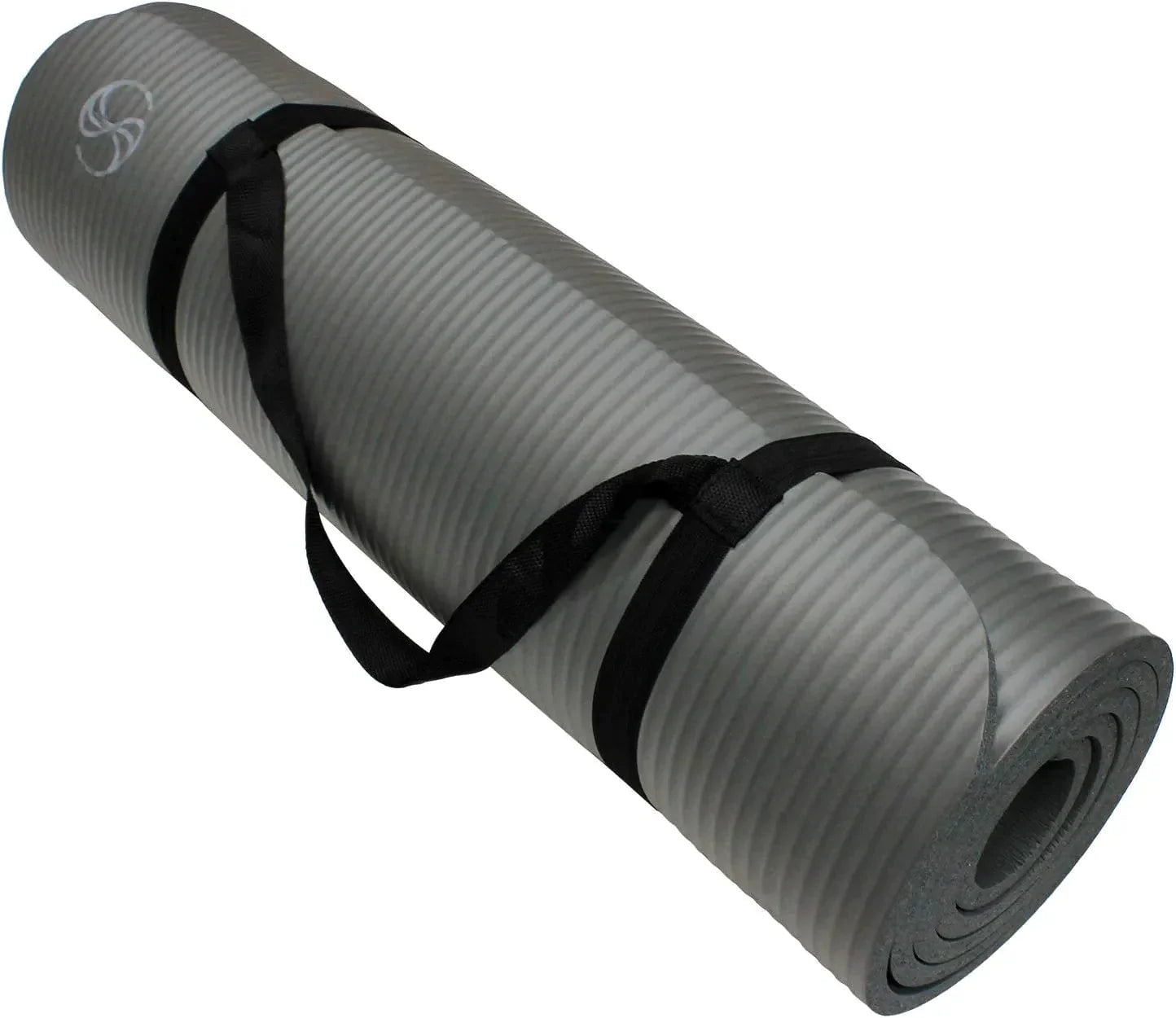 SOBEYO Yoga Mats 1/2-Inch Extra Thick /W Carrying Strap High Density All Purpose Exercise Sport Fitness