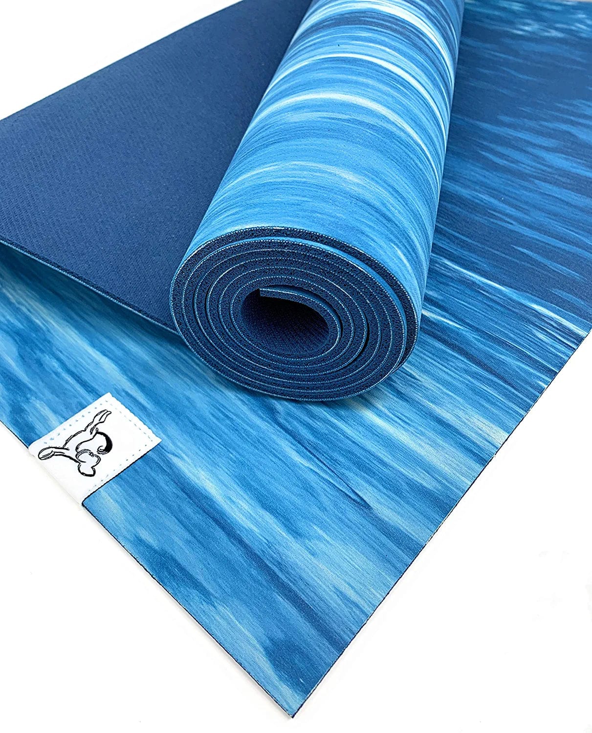 Tiggar Yoga Mat - Natural Tree Rubber Yoga Mat, Eco Friendly ,Non Slip, Dense Cushioning for Support and Stability in Yoga, Pilates, and General Fitness