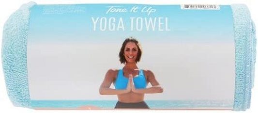 Tone It up Yoga Towel for Women - Soft, No Slip Yoga Towels, Sweat Absorbent - the Perfect Yoga Accessory for Your Yoga Mat - Works Well for Hot Yoga, Pilates - Exercise Equipment for Home