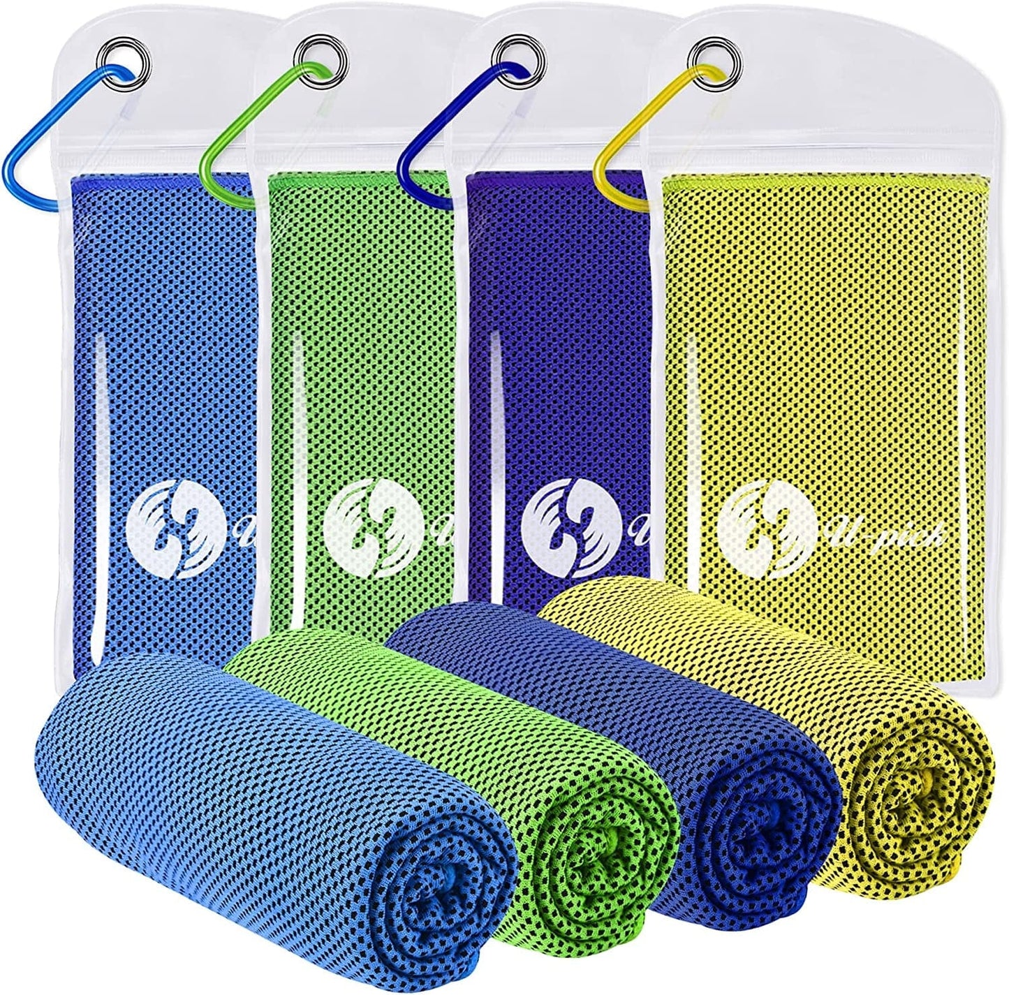 U-Pick Cooling Towel(40" X 12") Soft and Breathable Chilly Towel Stay Cooling for Sports,Workout,Fitness,Gym,Yoga,Pilates,Travel,Camping & More