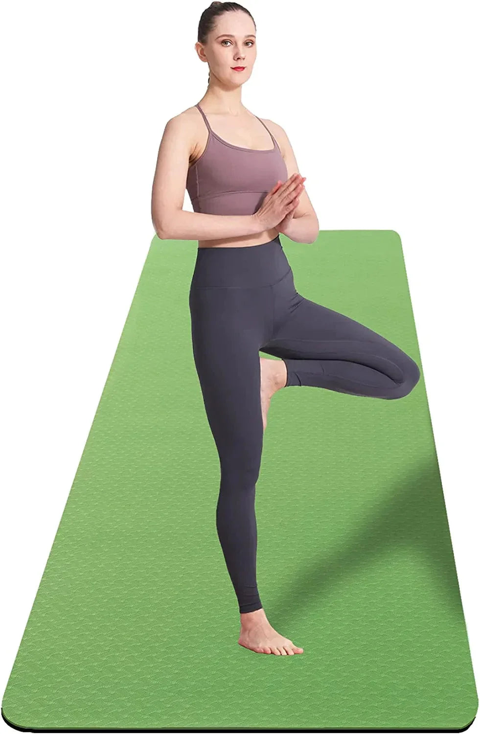 UMINEUX Extra Wide Yoga Mat for Women and Men, 72"X 32"X 1/4", Eco-Friendly TPE Yoga Mat Non Slip, Large Workout Mats,Perfect for Barefoot Exercise (Yoga, Pilates, Fitness, Meditation)