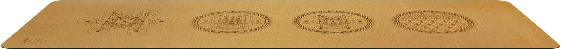 Vegan - Premium Cork Yoga Mat - Natural Rubber Bottom. Non Slip & Soft, Sweat Resistant. Extra Long and Wide for Comfort. Suitable Also for Hot Yoga. (72" X 24" X 4.5Mm) 1 Tree Is Planted per Mat Sold